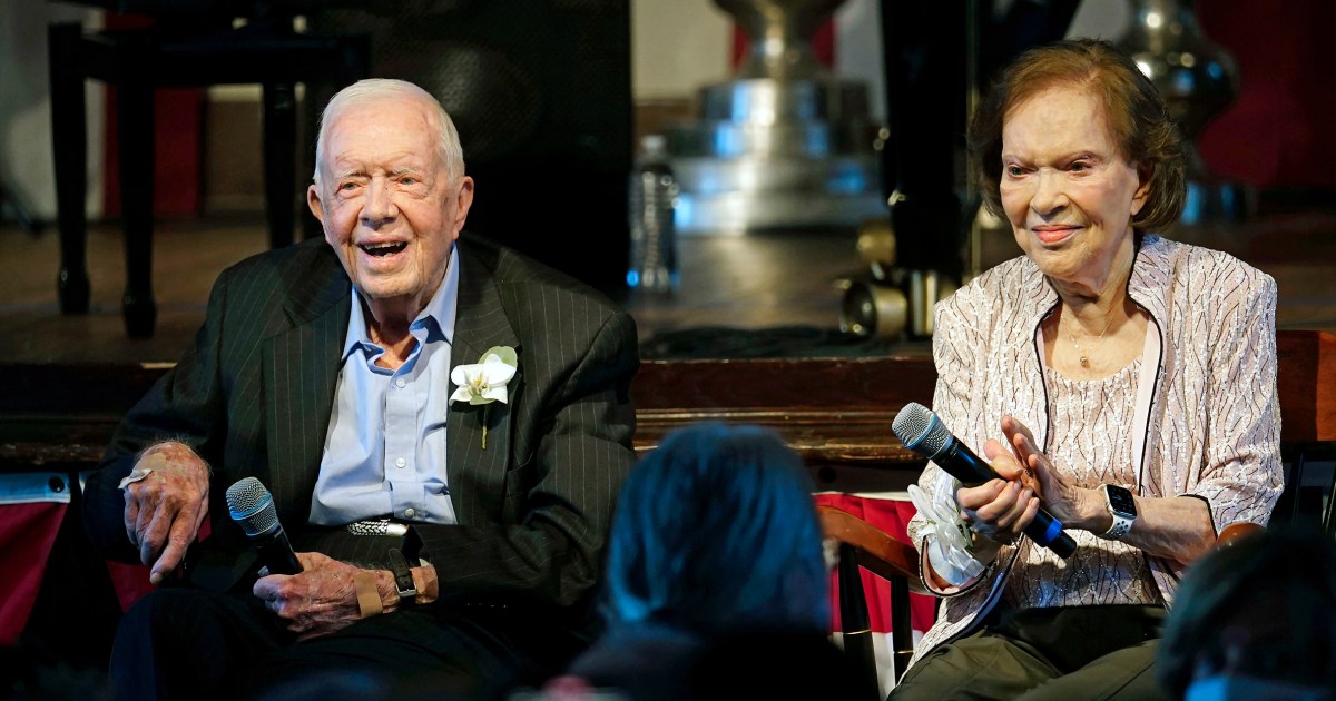 Rosalynn Carter, former first lady, receives hospice care at home, according to family